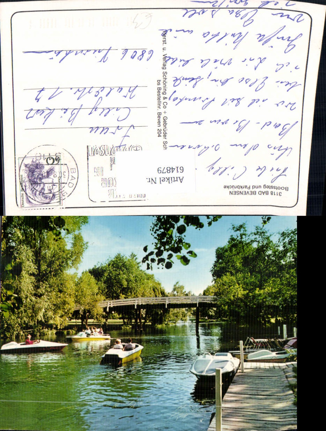 614879,Bad Bevensen Bootssteg u. Parkbrücke