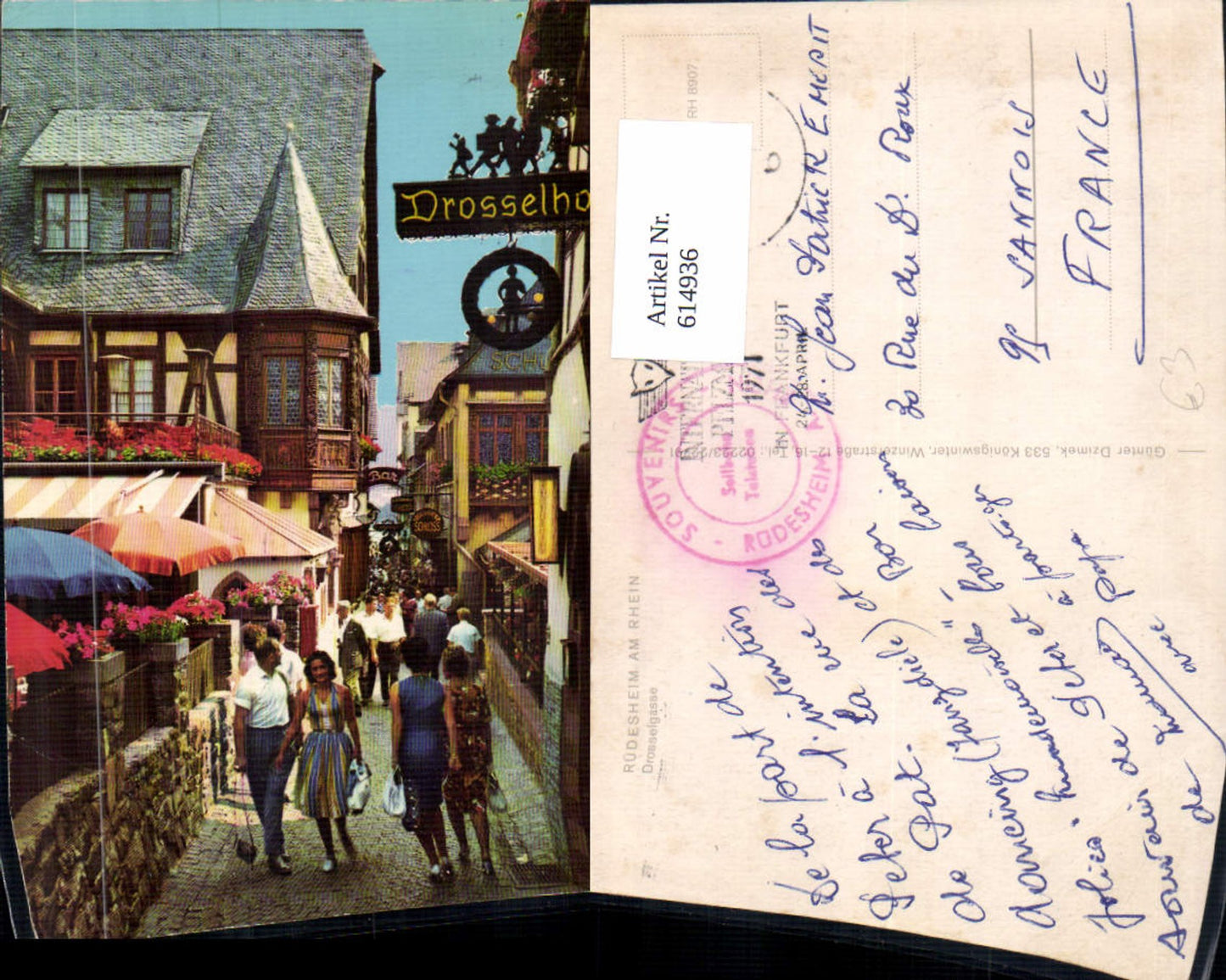 614936,Rüdesheim am Rhein Drosselgasse