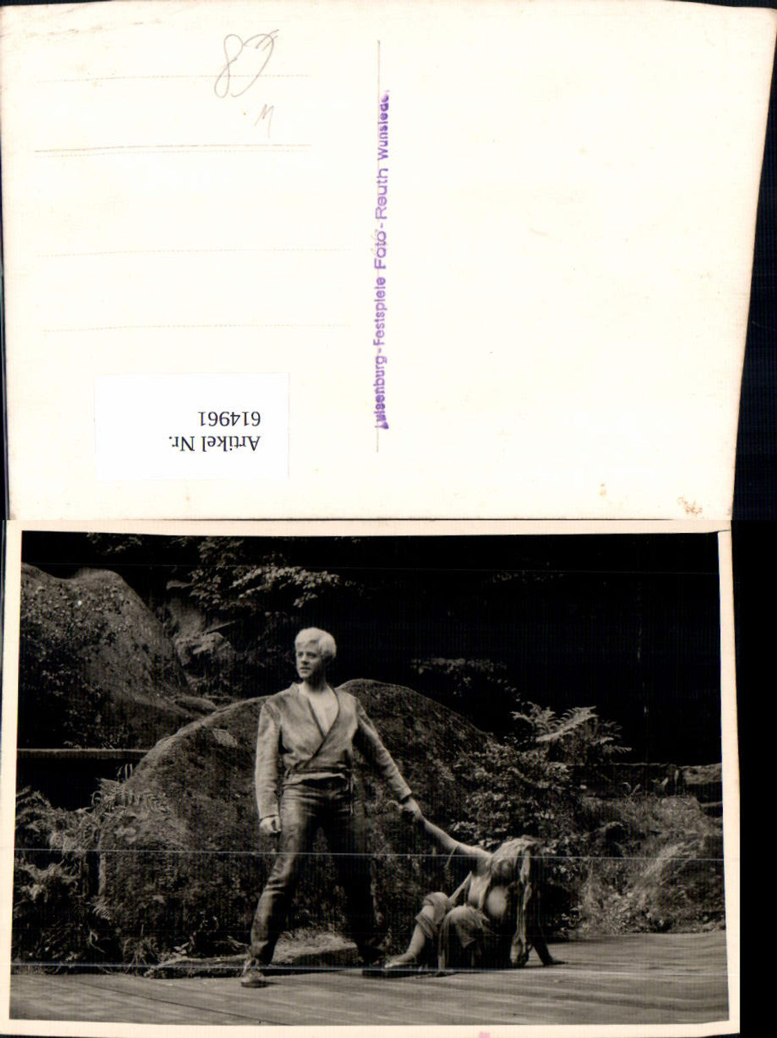 614961, Photo Ak Luisenburg Festival Wunsiedel Theatre actor stage theatre scene
