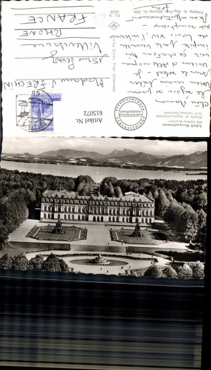 615072, Photo: Herrenchiemsee Palace with Latona Fountain, Municipality of Chiemsee