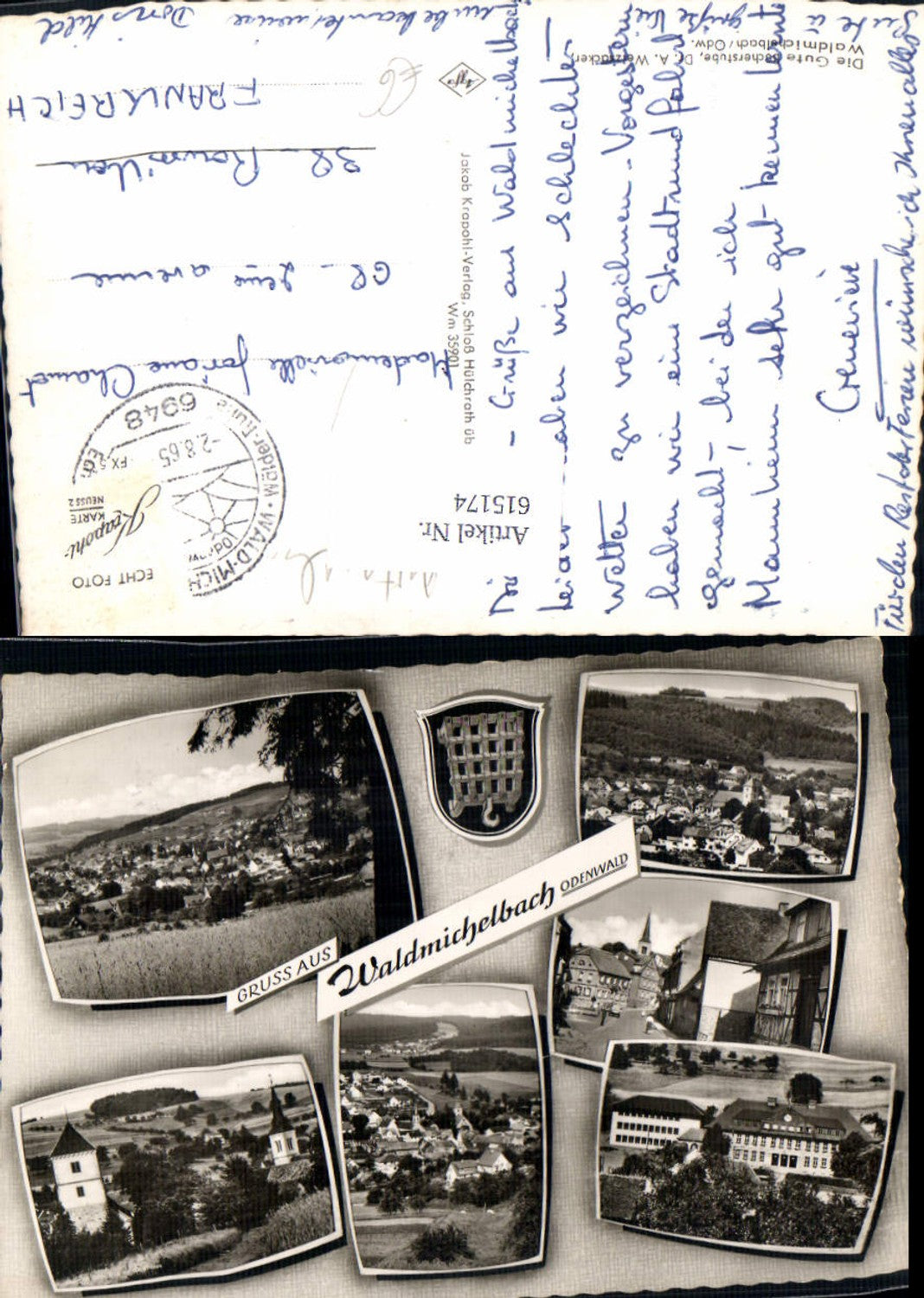 615174,Mehrbild Ak Waldmichelbach Odenwald Wald-Michelbach