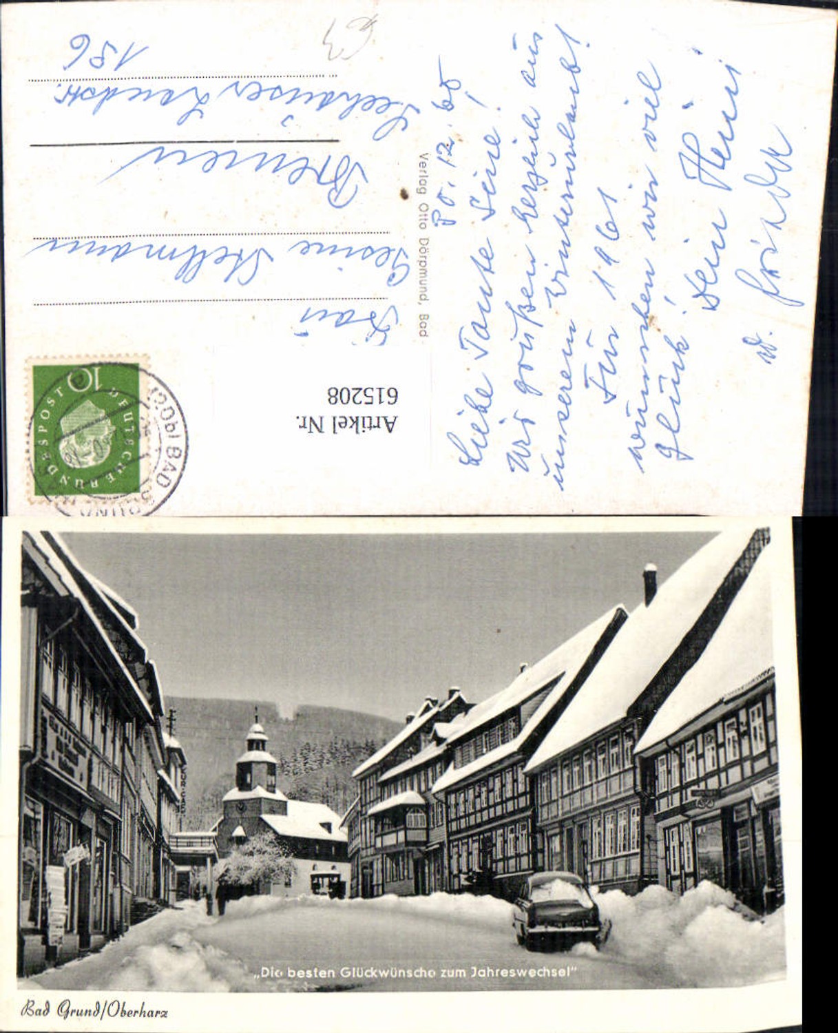 615208,Bad Grund Oberharz Harz Winteransicht Neujahr