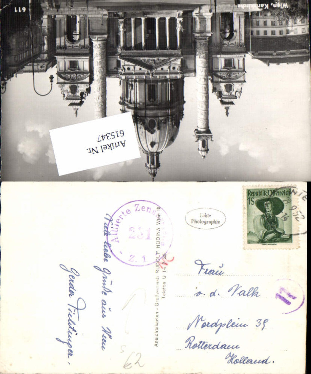 Alte Ansichtskarte – Old Postcard