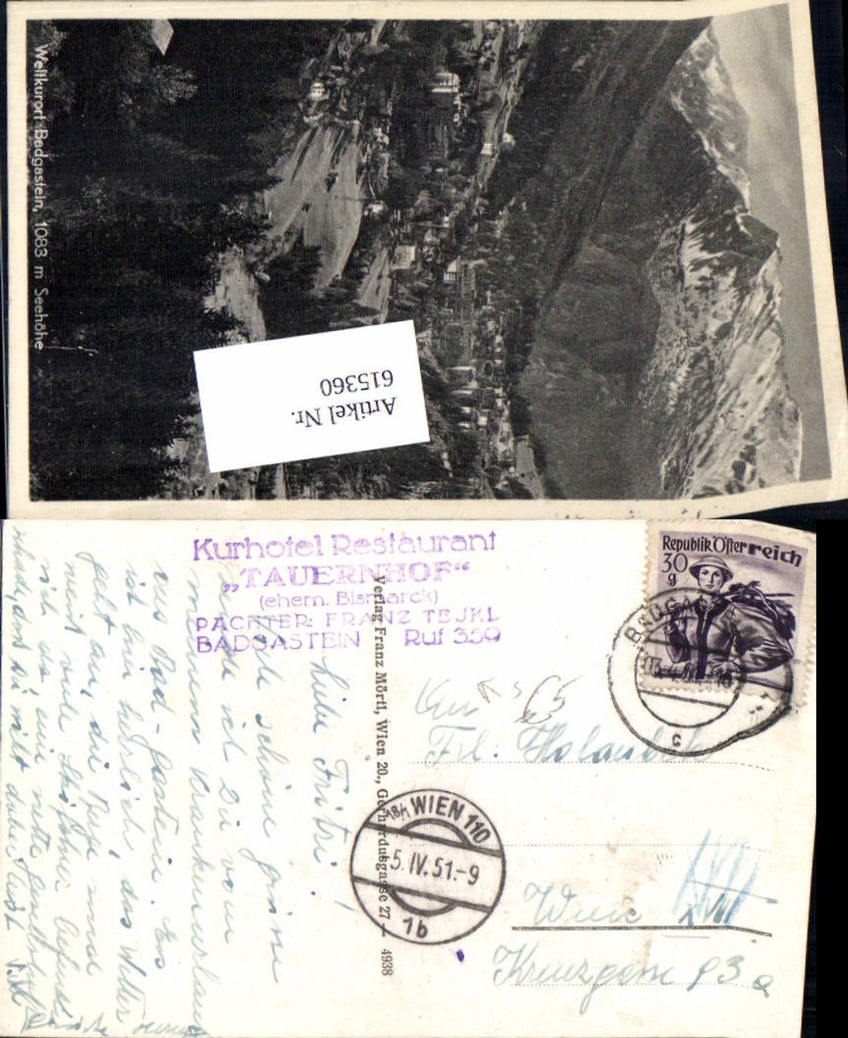 Alte Ansichtskarte – Old Postcard