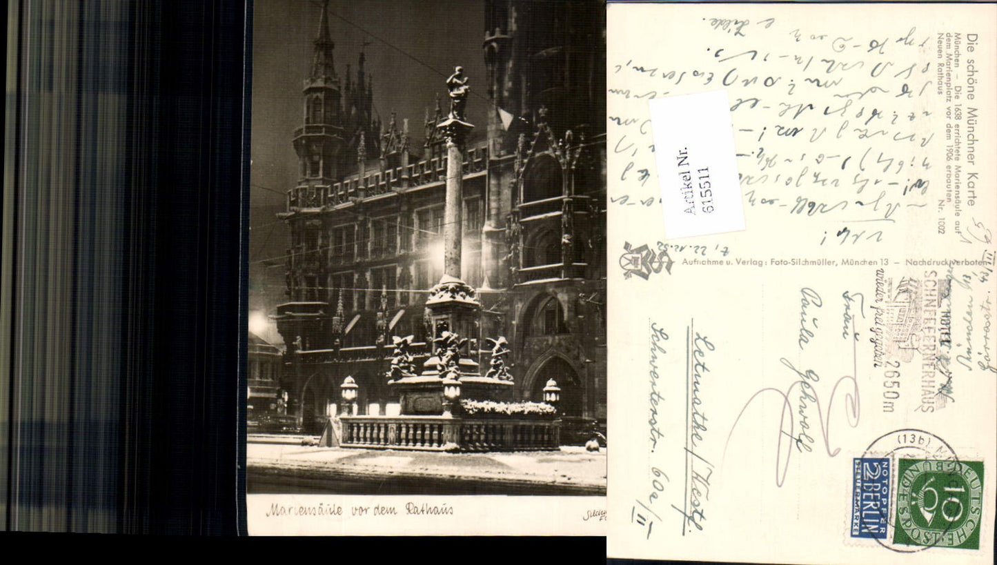 615511,München Mariensäule Rathaus pub Foto Silchmüller 1002