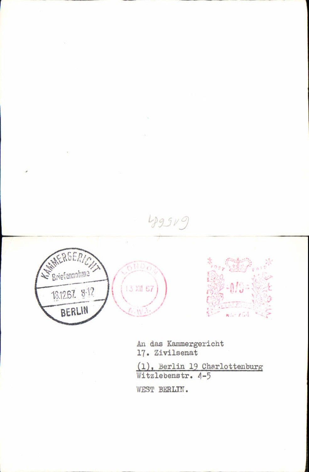 Alte Ansichtskarte – Old Postcard