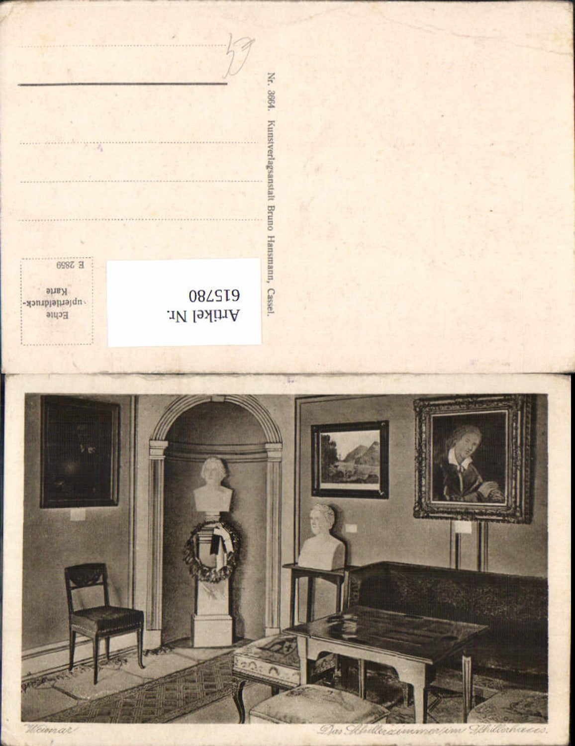 615780, Weimar Schiller Room in the Schiller House, Schiller Bust