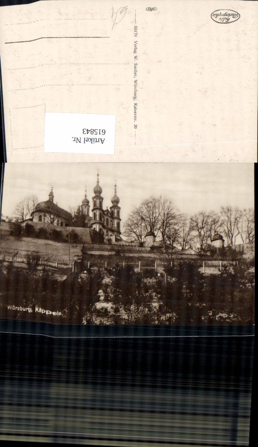 615843, Photo AK Würzburg Kappele Church Pilgrimage Church Käppele