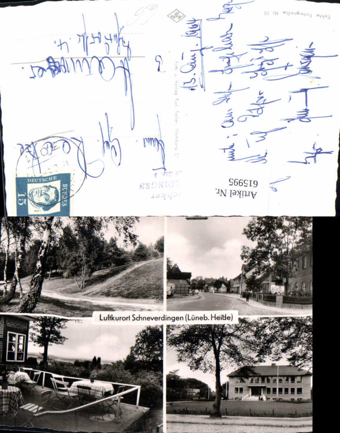 615995,Mehrbild Ak Schneverdingen Lüneburger Heide