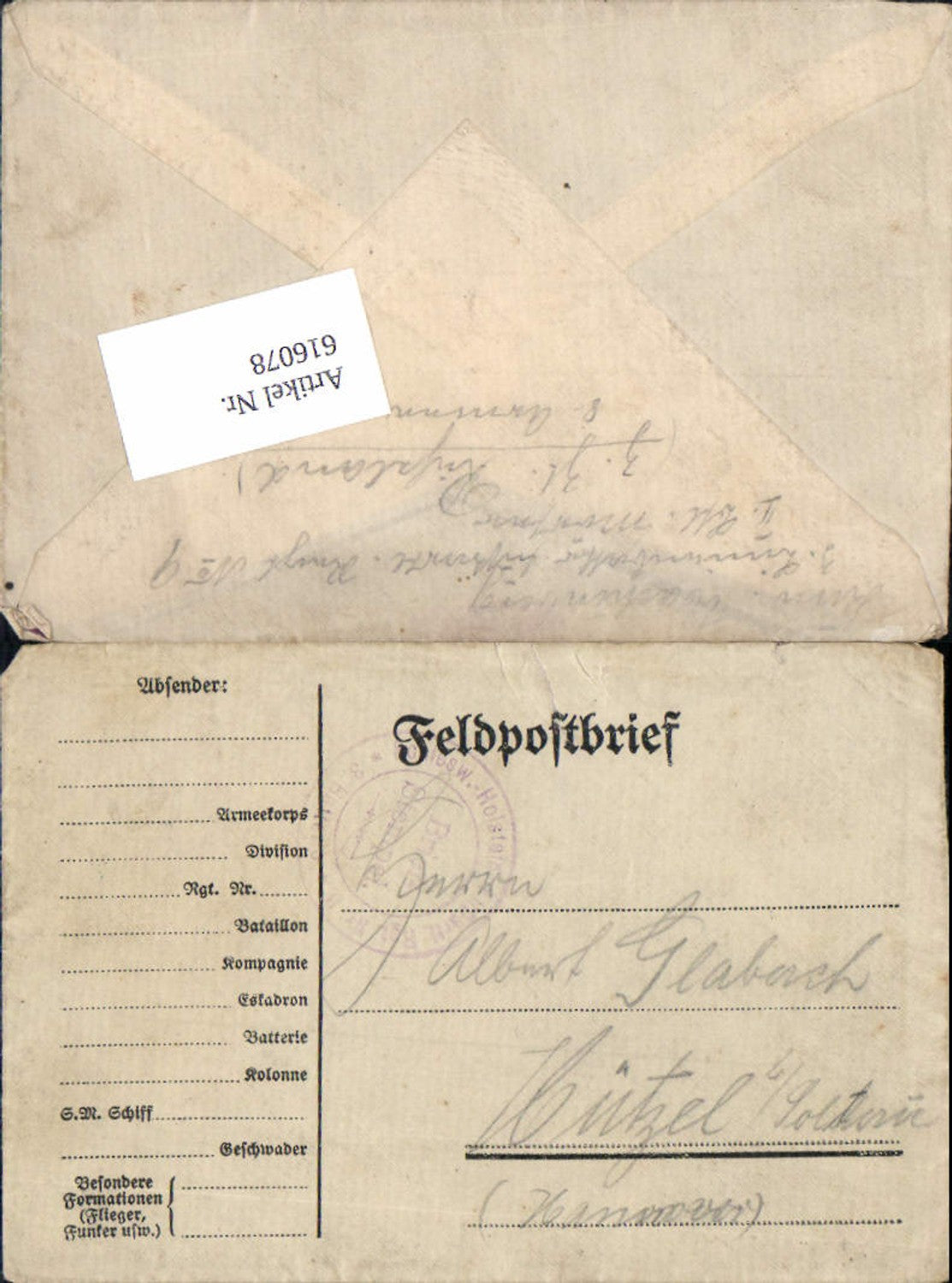 Alte Ansichtskarte – Old Postcard