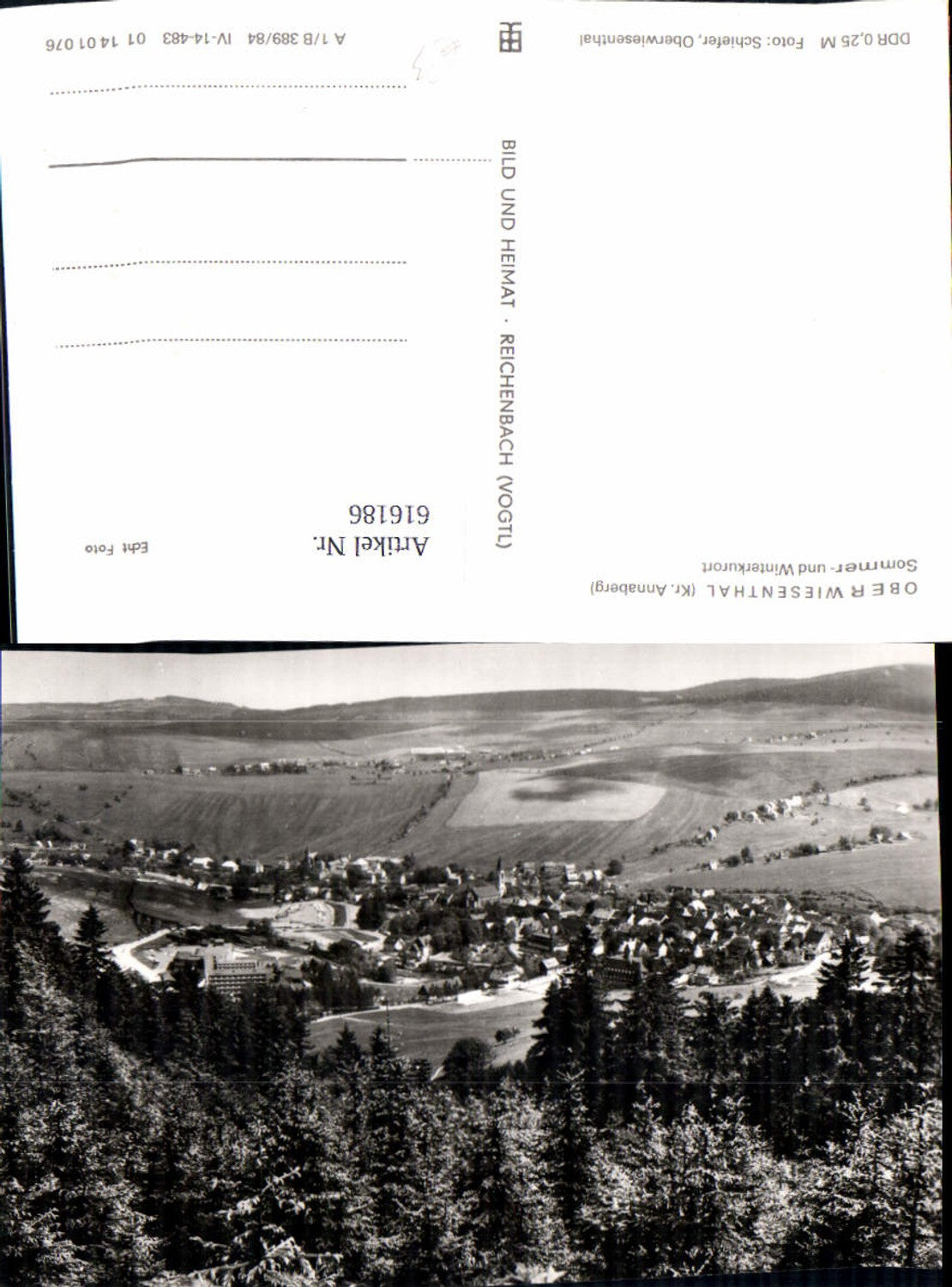 616186,Foto Ak Oberwiesenthal Ansicht