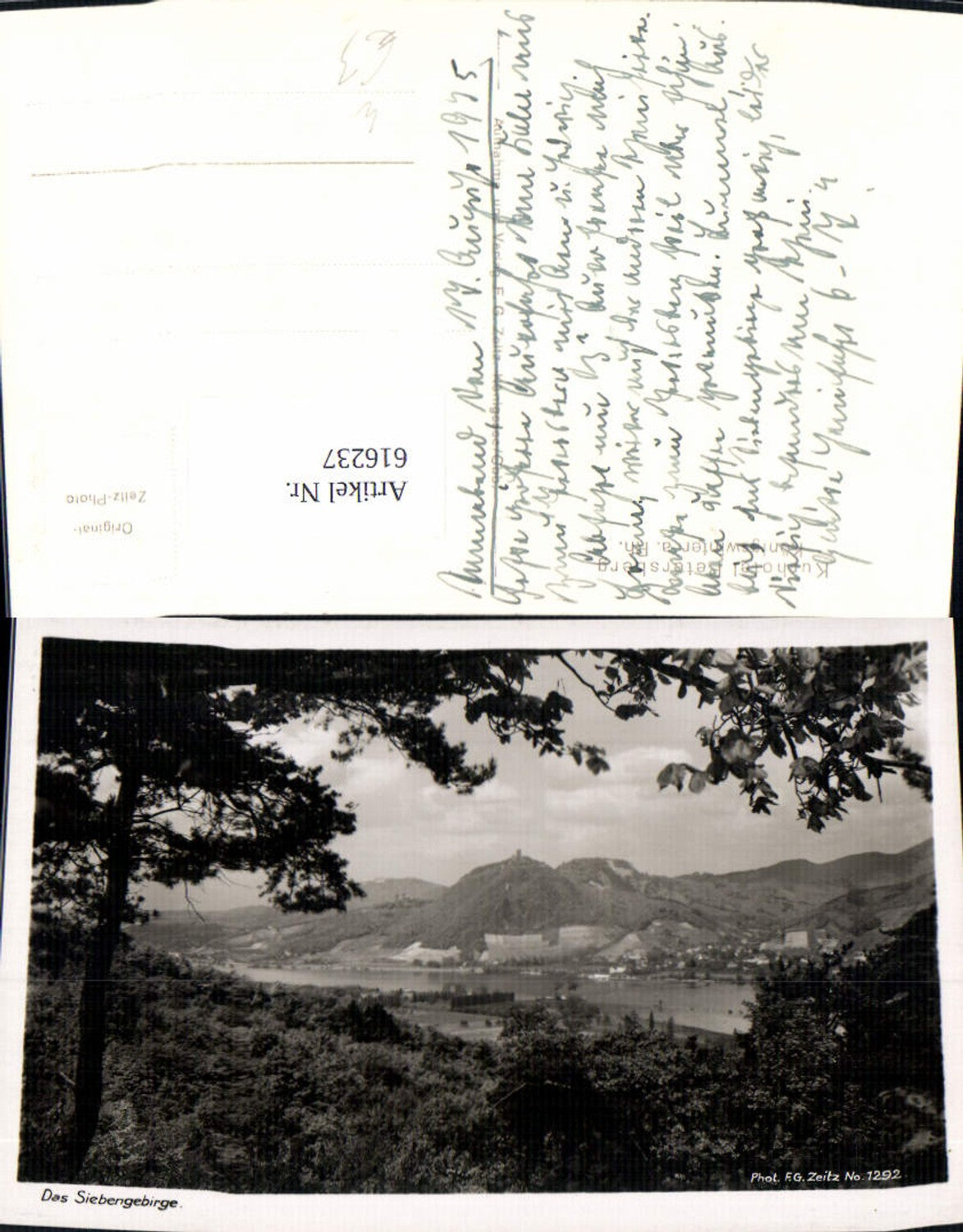 616237,Foto Ak Das Siebengebirge b. Königswinter a. Rhein