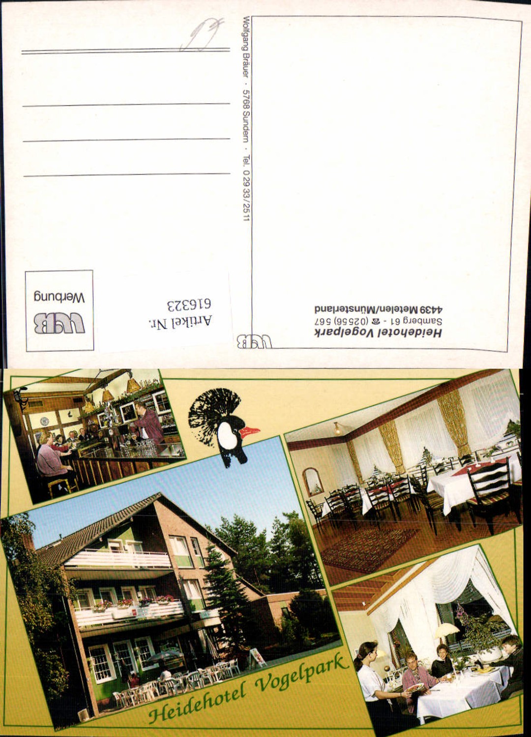 616323,Mehrbild Ak Metelen Münsterland Heidehotel Vogelpark