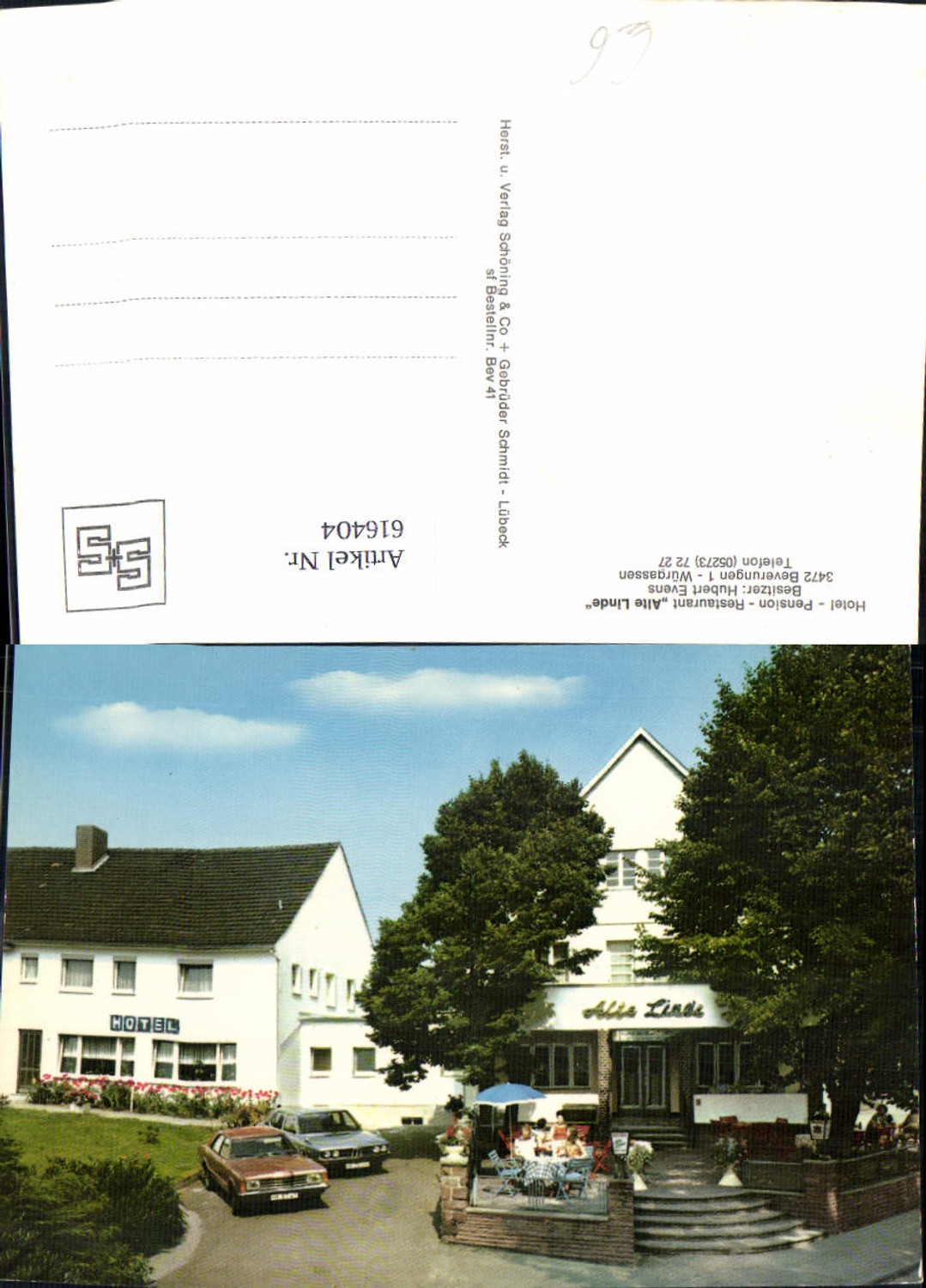 616404,Beverungen Hotel Pension Alte Linde Auto