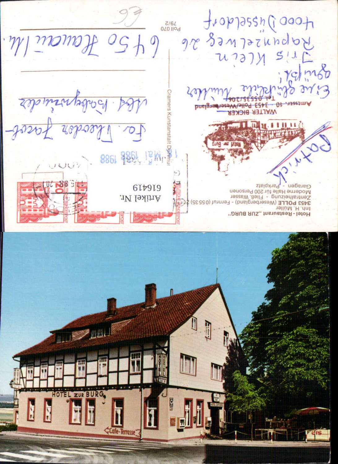 616419,Polle Weserbergland Hotel Restaurant Zur Burg
