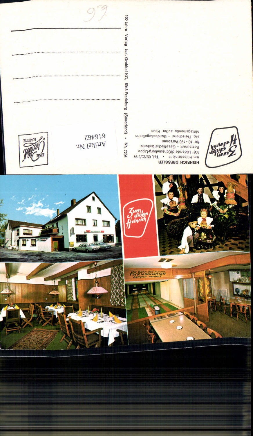 616462,Mehrbild Ak Lüdersfeld Gaststätte Zum dicken Heinrich