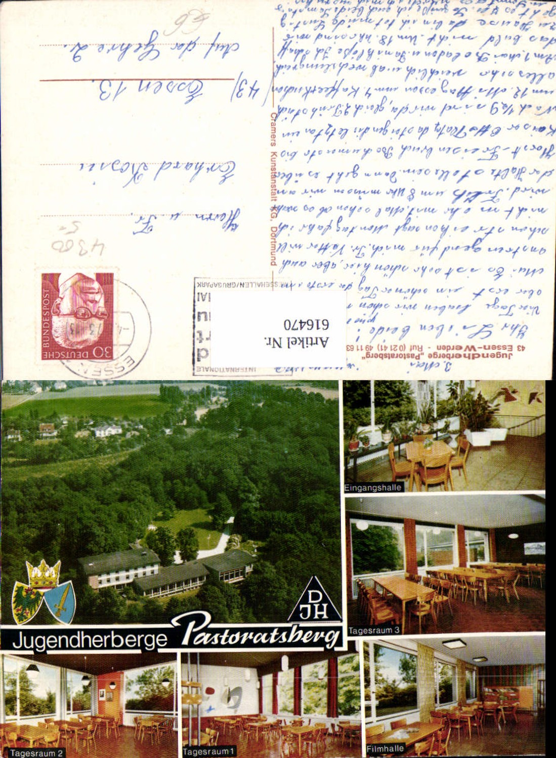 616470,Mehrbild Ak Essen Werden Jugendherberge Pastoratsberg