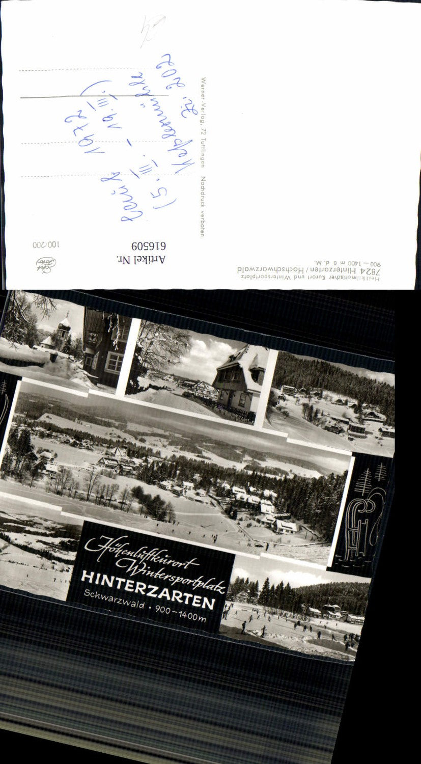 616509,Mehrbild Ak Hinterzarten Hochschwarzwald Wintersport Ski Schi