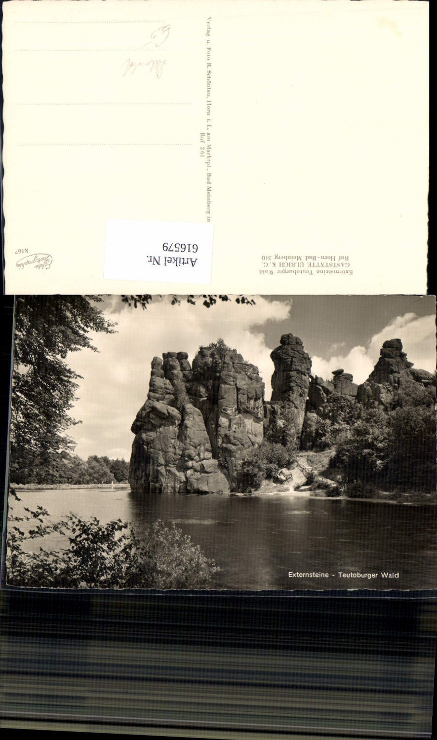 616579,Foto Ak Horn-Bad Meinberg Externsteine Teutoburger Wald