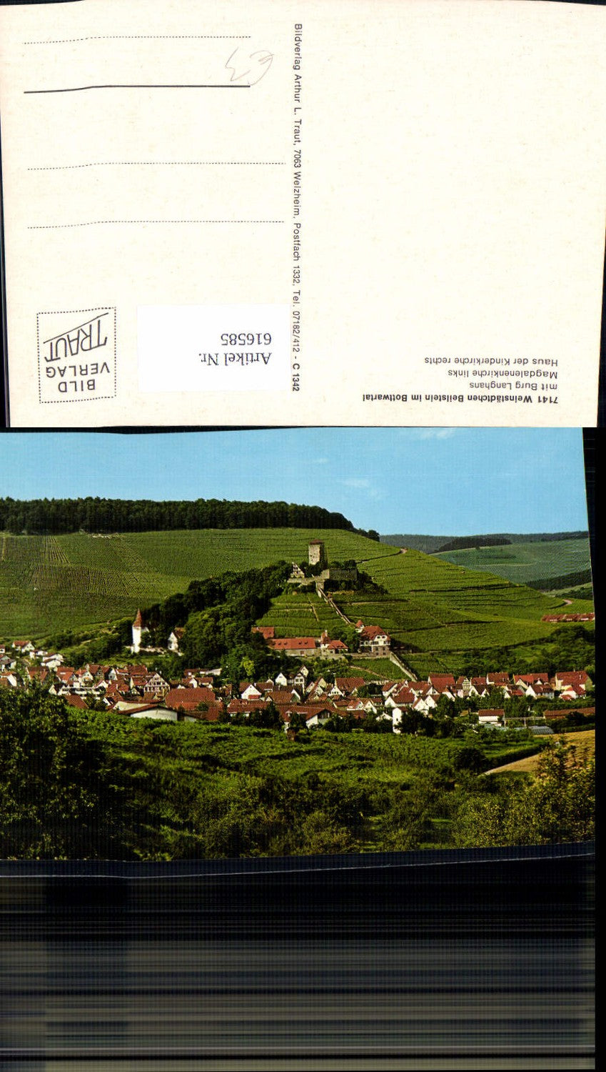 616585,Beilstein i. Bottwartal m. Burg Langhans Magdalenenkirche u. Haus d. Kinderkirche