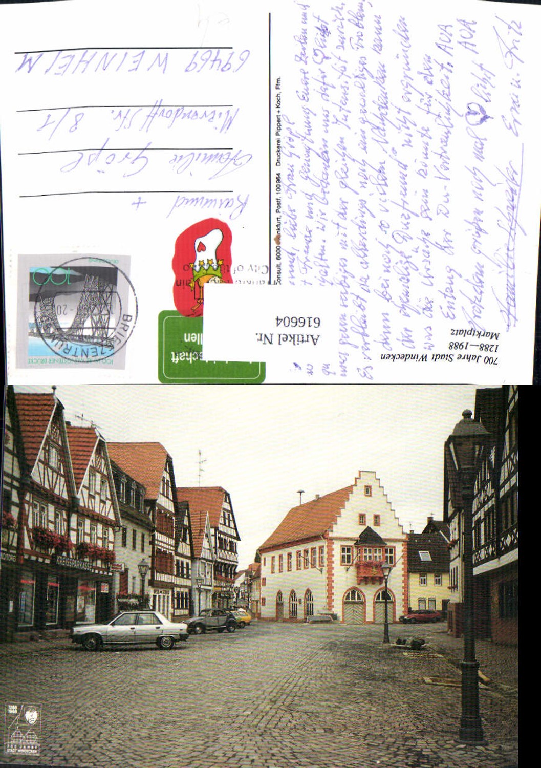 616604,Nidderau Windecken Marktplatz