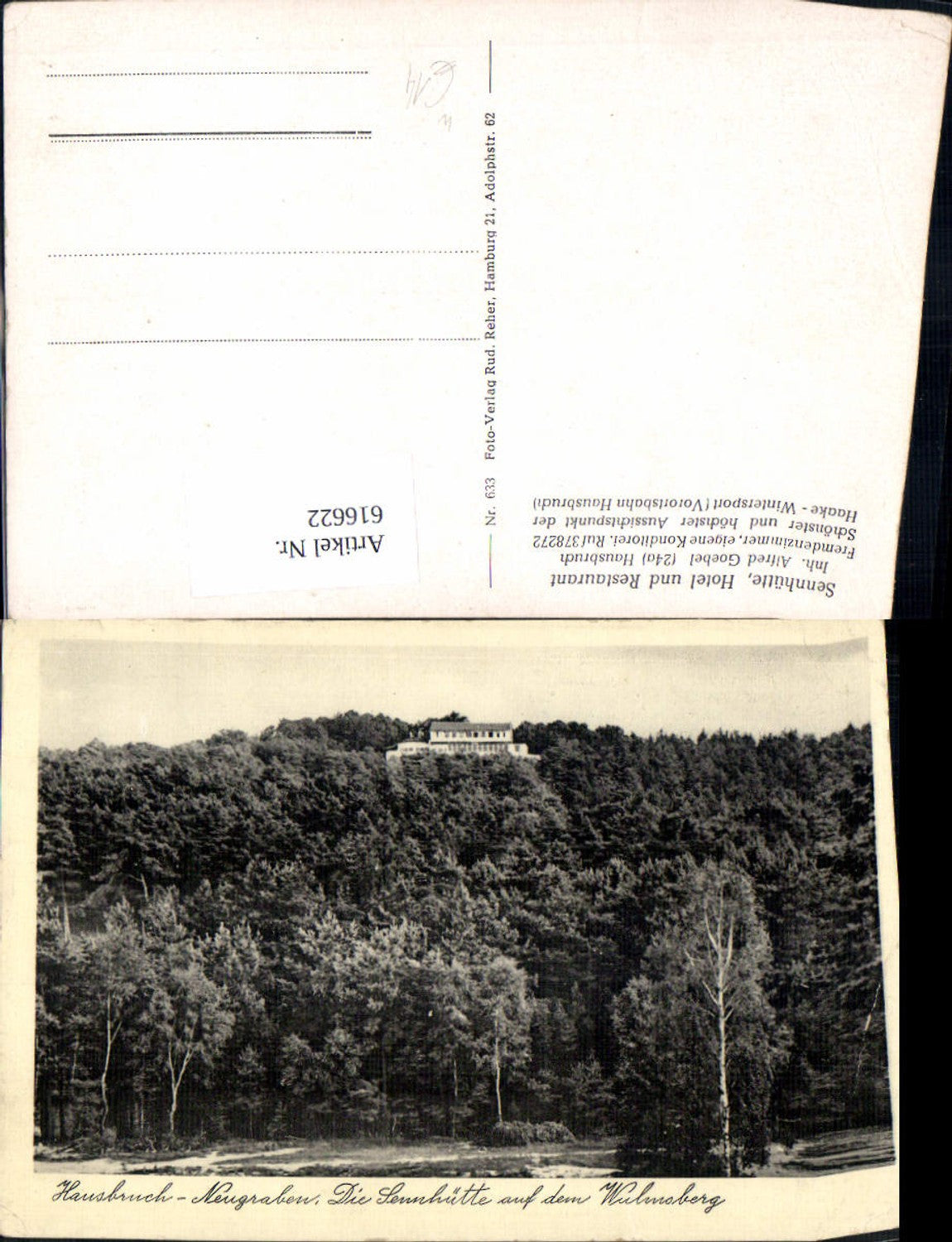 616622,Hamburg Hausbruch Sennhütte Hotel u. Restaurant