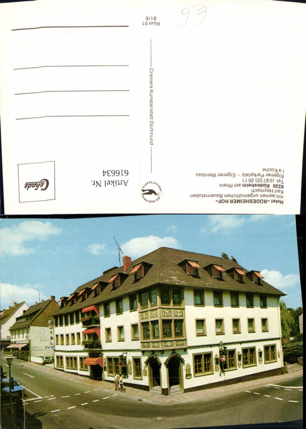 616634,Rüdesheim a. Rhein Hotel Rüdesheimer Hof