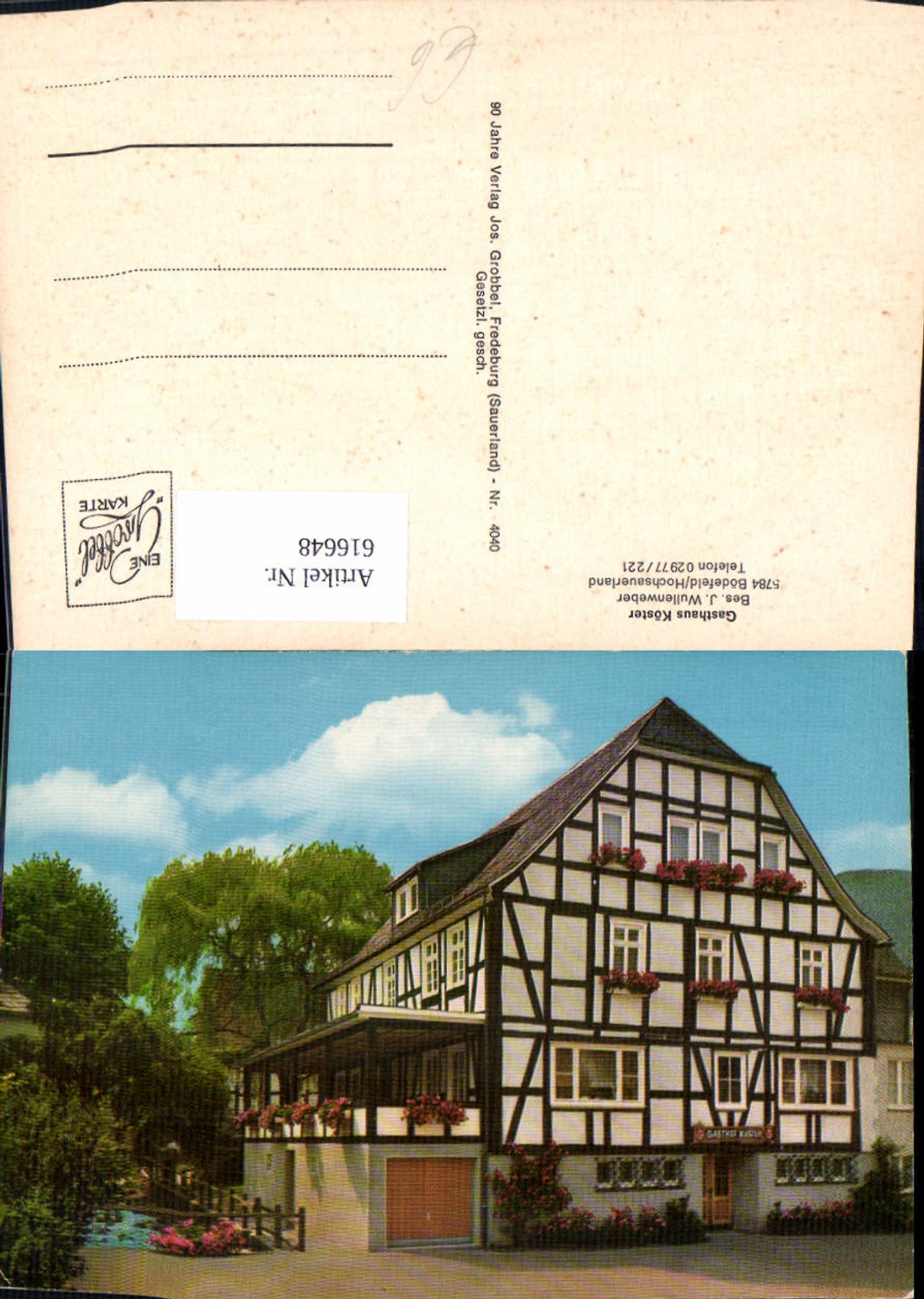 616648,Schmallenberg Bödefeld Hochsauerland Gasthaus Köster