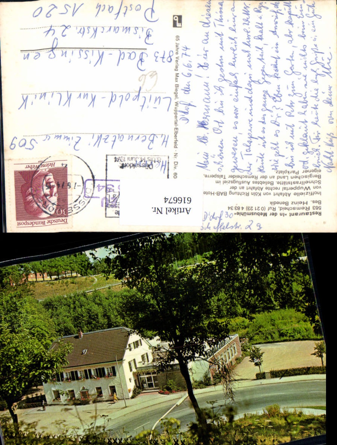 616674,Remscheid Restaurant In der Mebusmühle