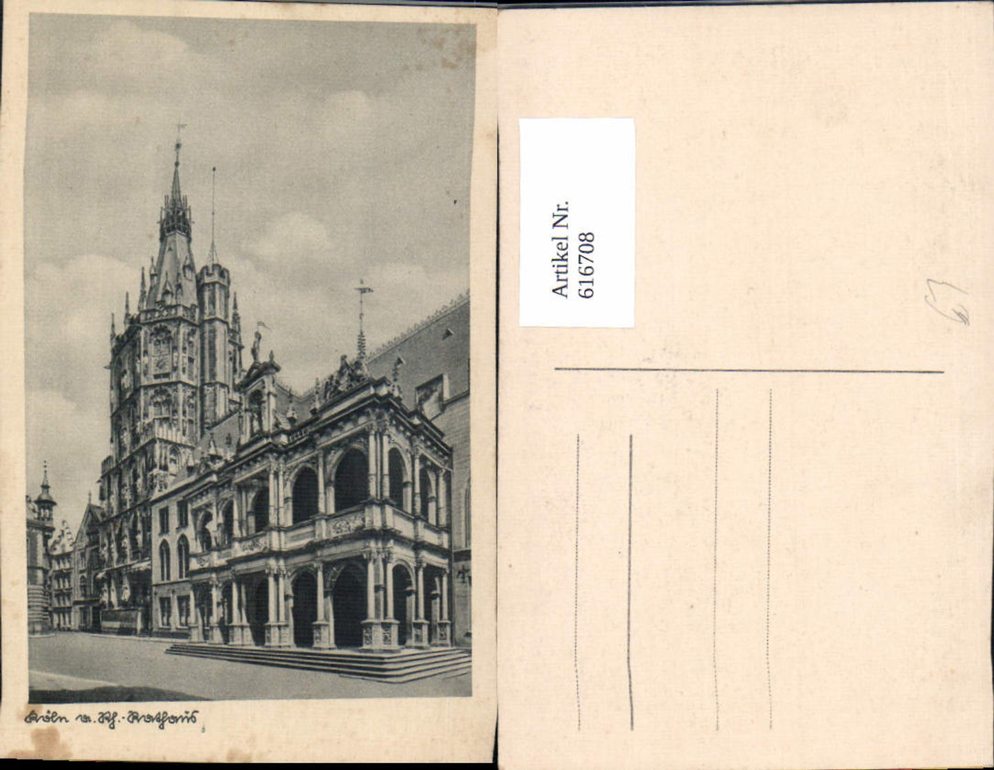 616708,Köln a. Rhein Rathaus