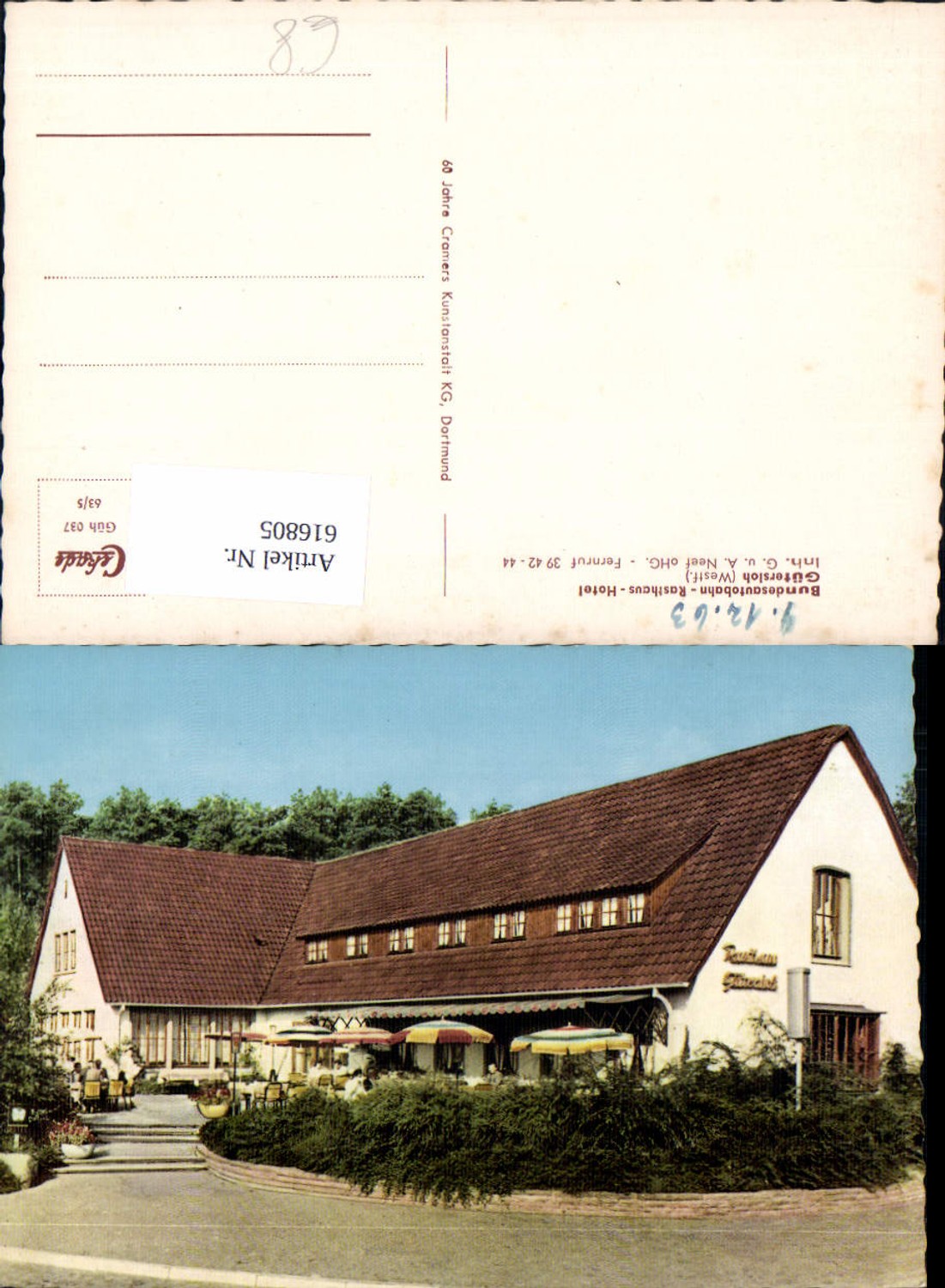 616805,Gütersloh Westfalen Rasthaus Hotel Gütersloh