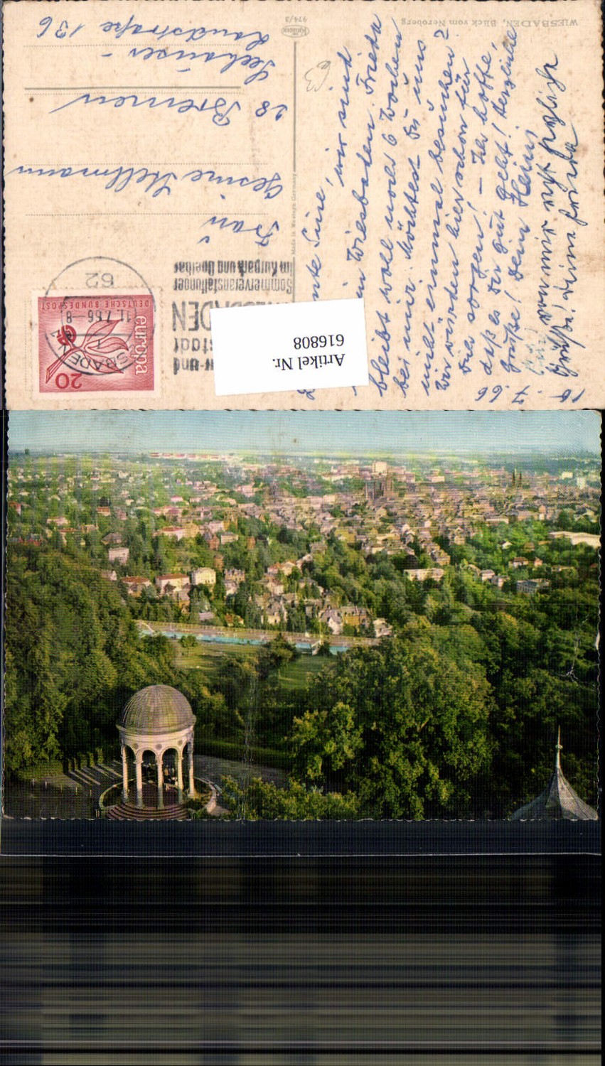 616808,Wiesbaden Blick v. Neroberg Tempel