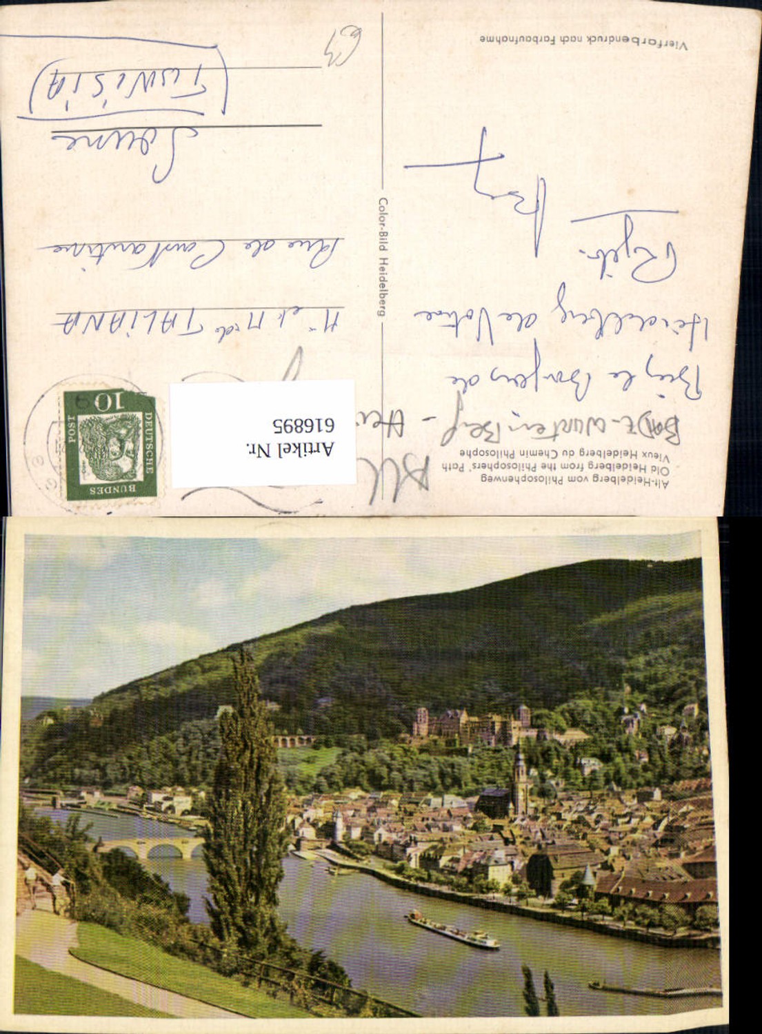 616895,Heidelberg m. Philosophenweg Altheidelberg
