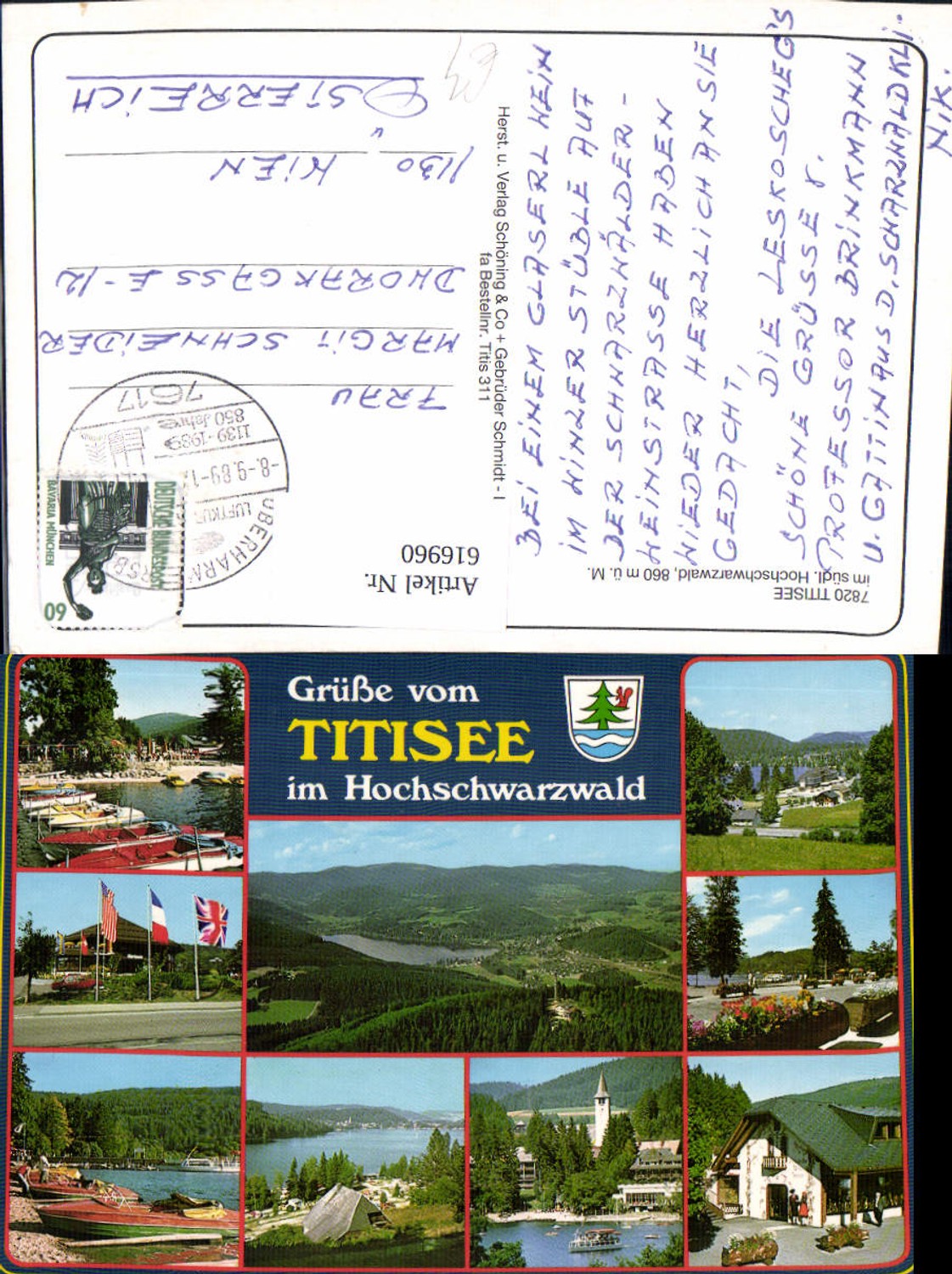 616960,Mehrbild Ak Titisee-Neustadt Hochschwarzwald Ansichten