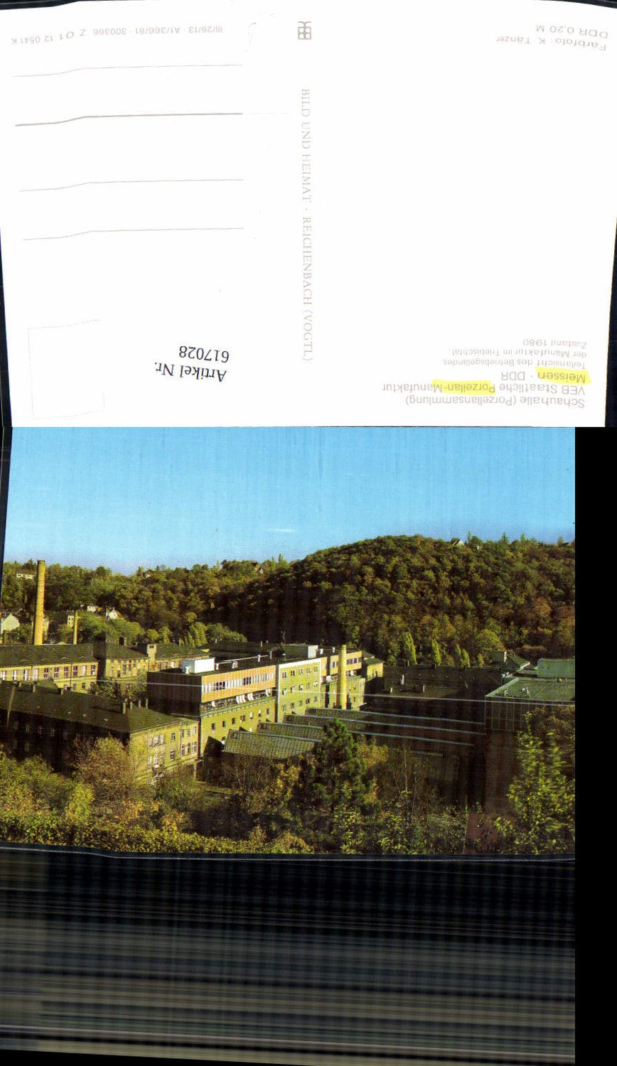 617028,Meißen Schauhalle Porzellansammlung Manufaktur Porzellan