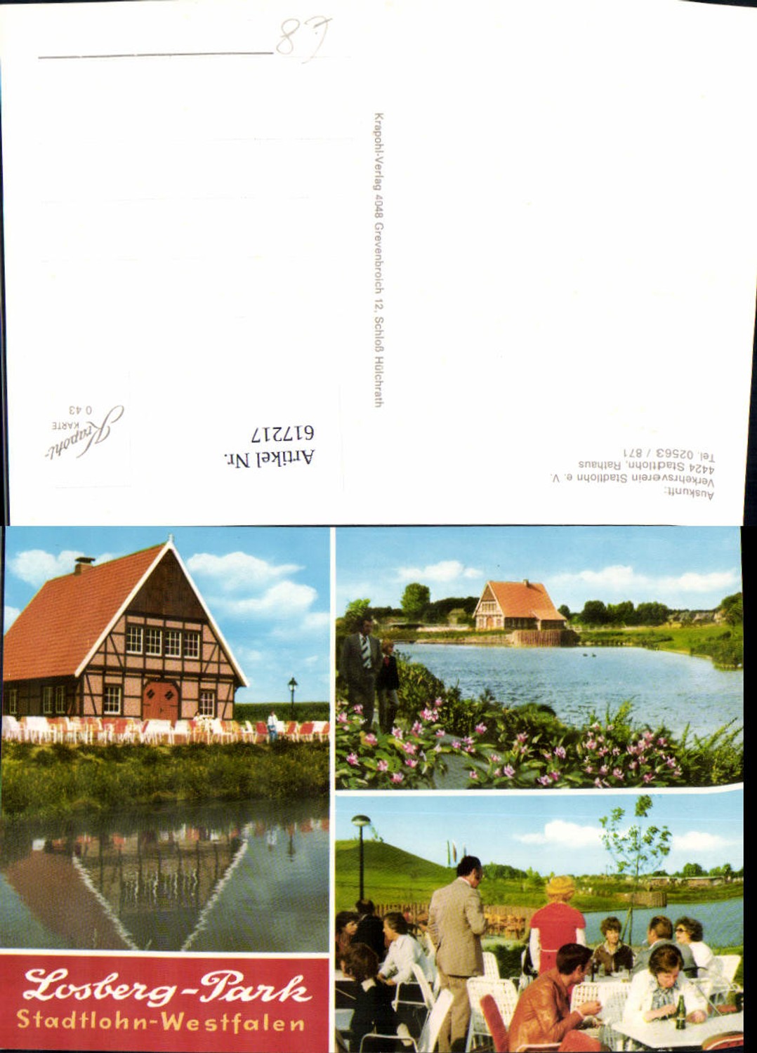 617217,Mehrbild Ak Stadtlohn Losberg-Park