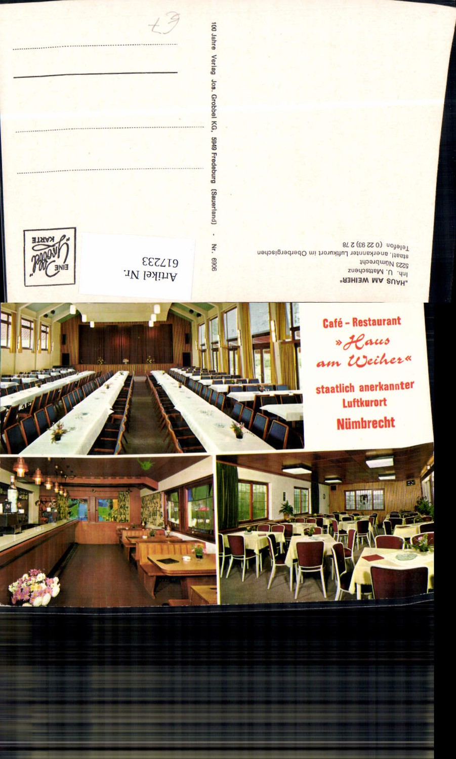 617233,Mehrbild Ak Nümbrecht Haus Am Weiher