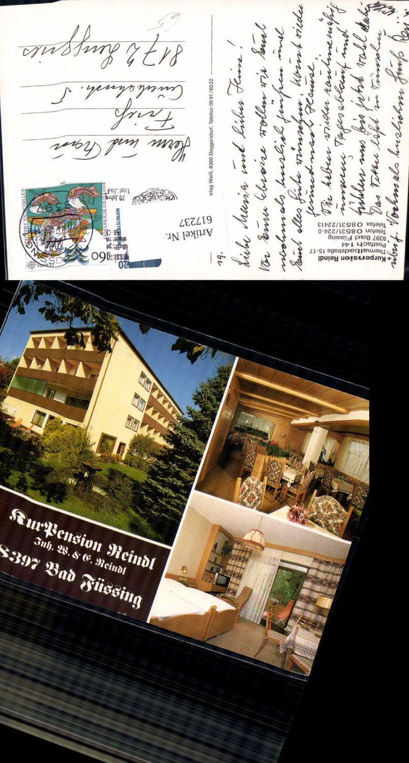 617237, Multi-image Ak Bad Füssing Kurpension Reindl