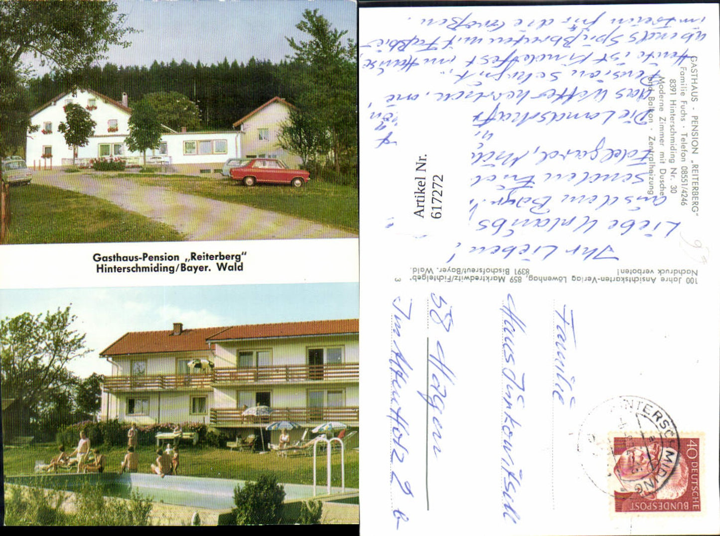 617272, Multi-image Ak Hinterschmiding Gasthaus Pension Reiterberg