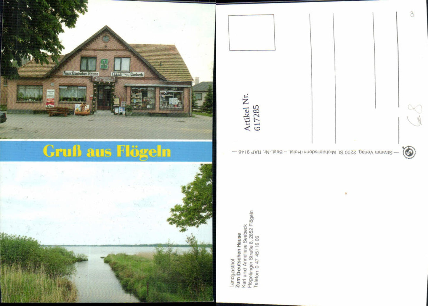 617285,Flögeln Geestland Landgasthof Zum Deutschen Haus