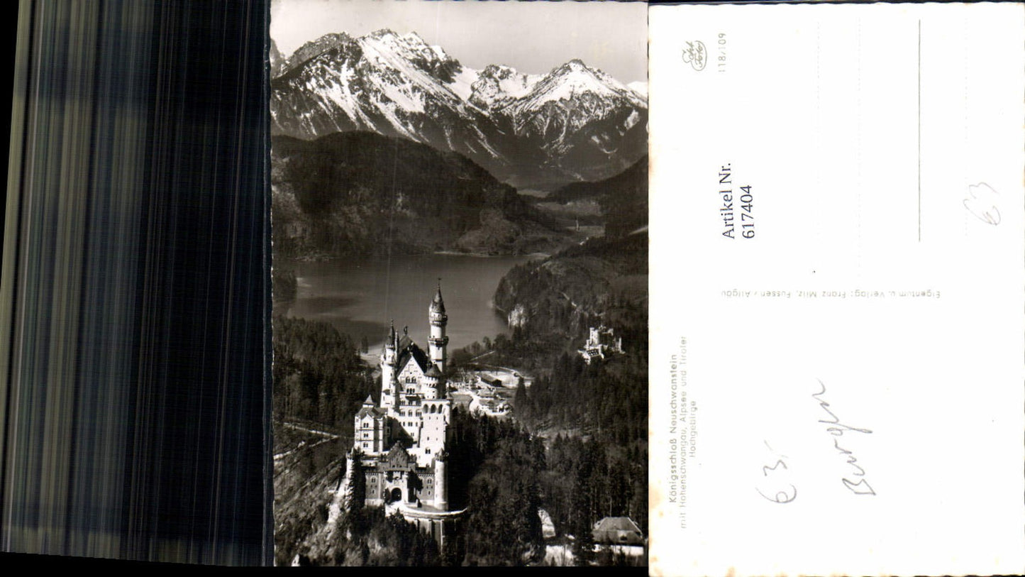 617404,Füssen im Allgäu Schloss Neuschwanstein pub Franz Milz