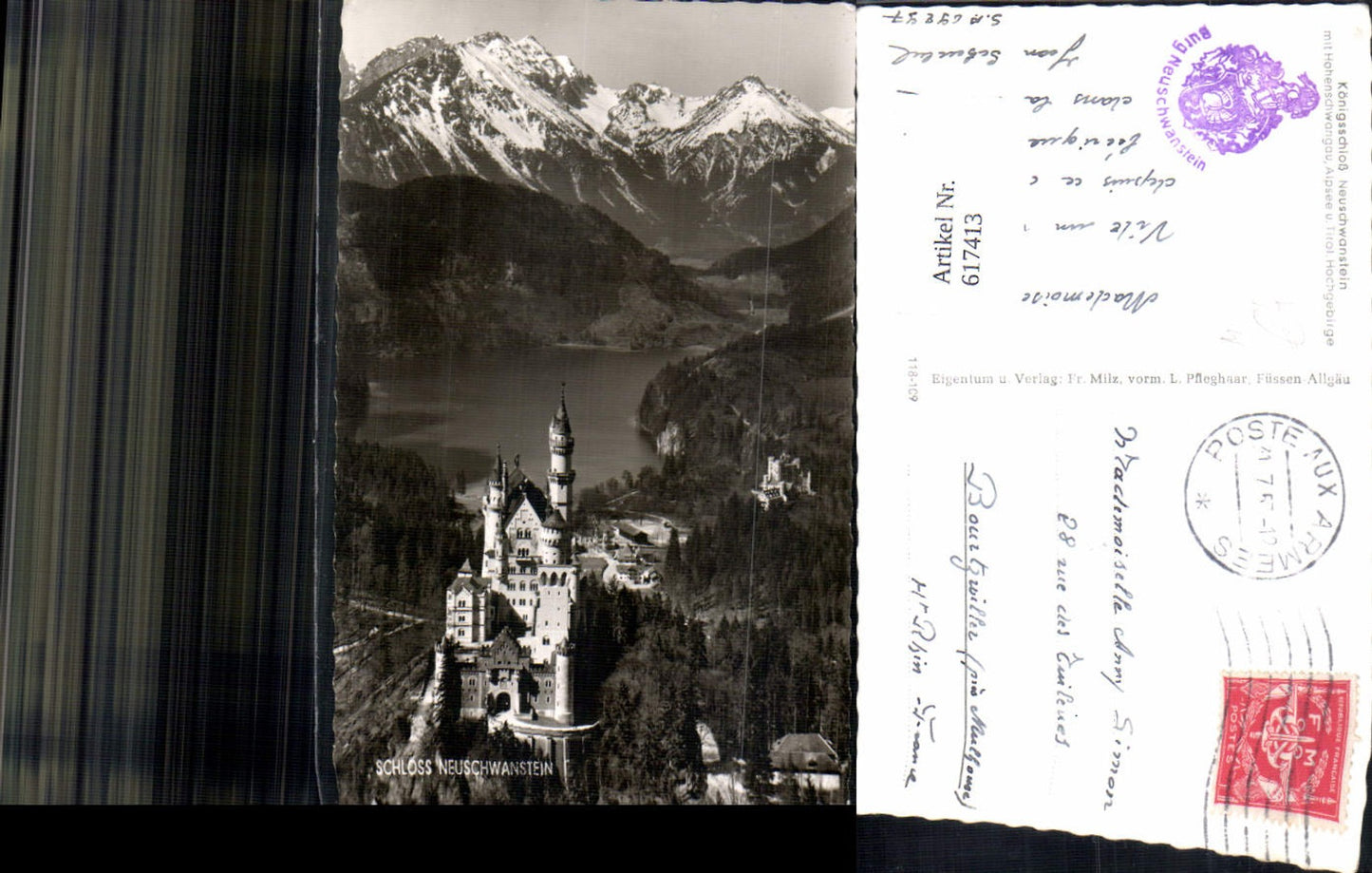 617413, Füssen im Allgäu, Neuschwanstein Castle, pub Franz Milz 118-109