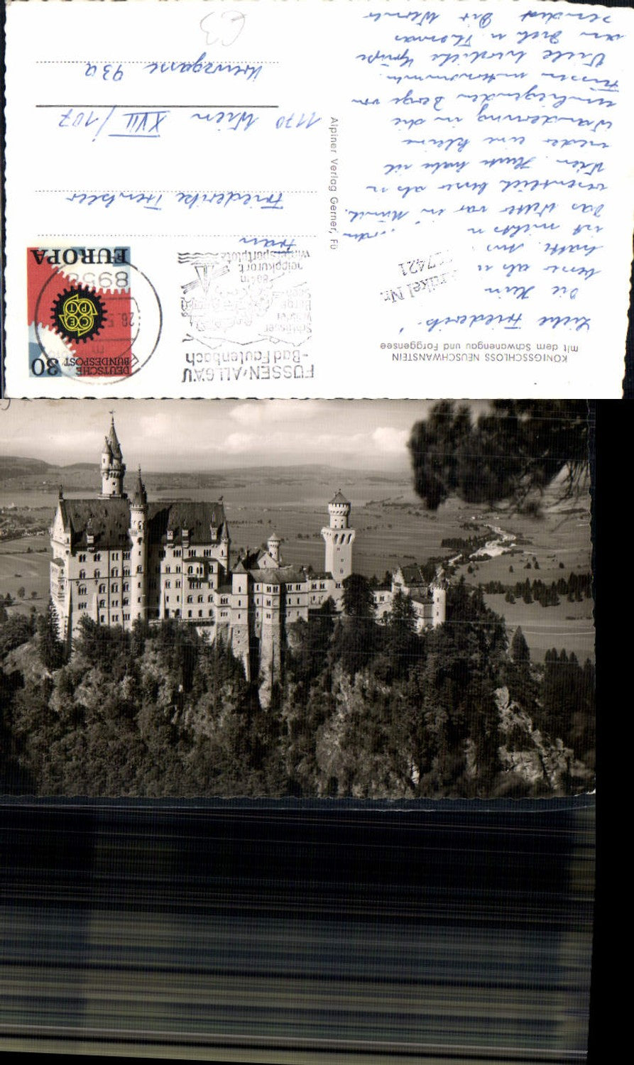617421,Füssen im Allgäu Schloss Neuschwanstein pub Gerner