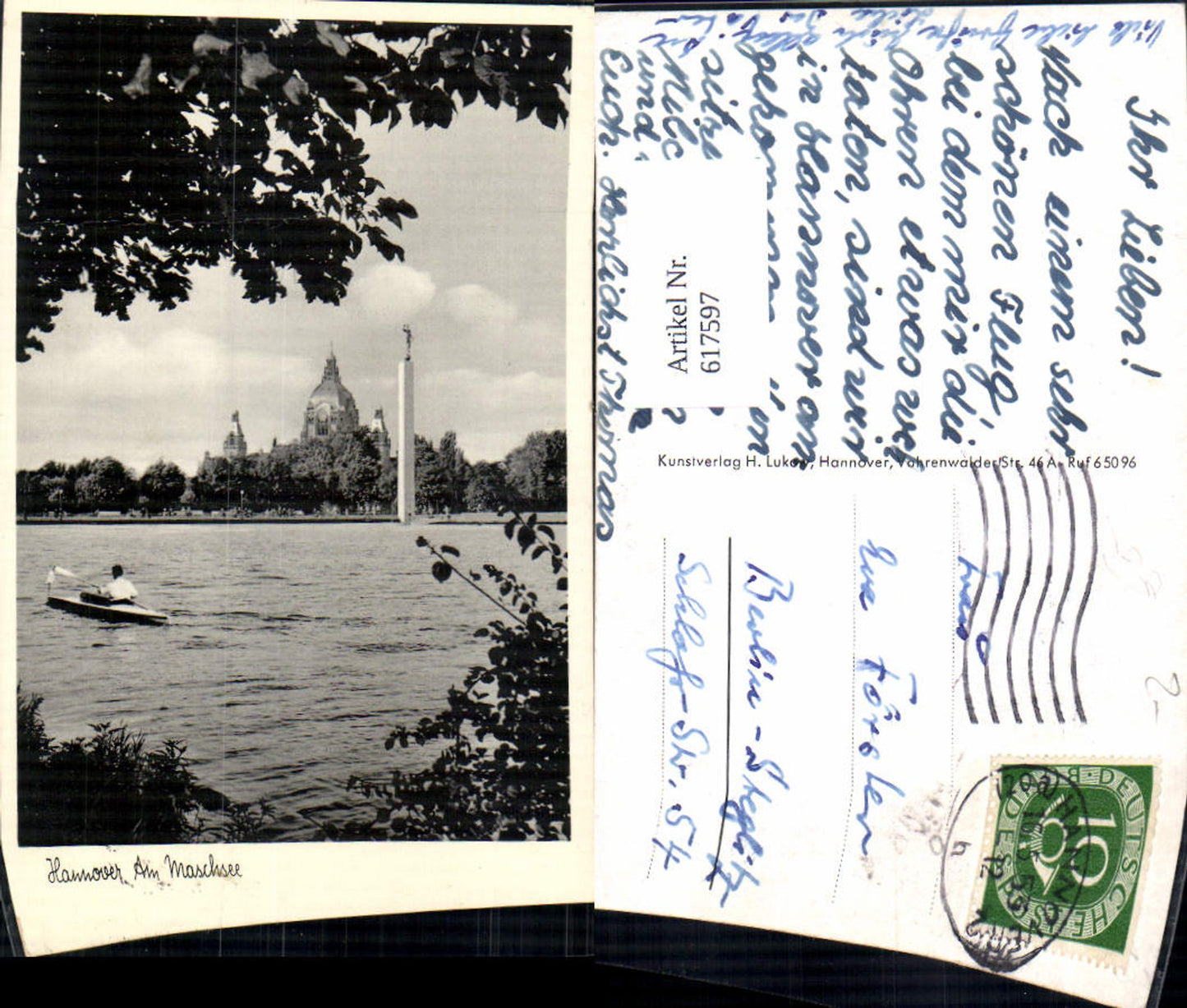 617597,Hannover Maschsee Boot Kanu