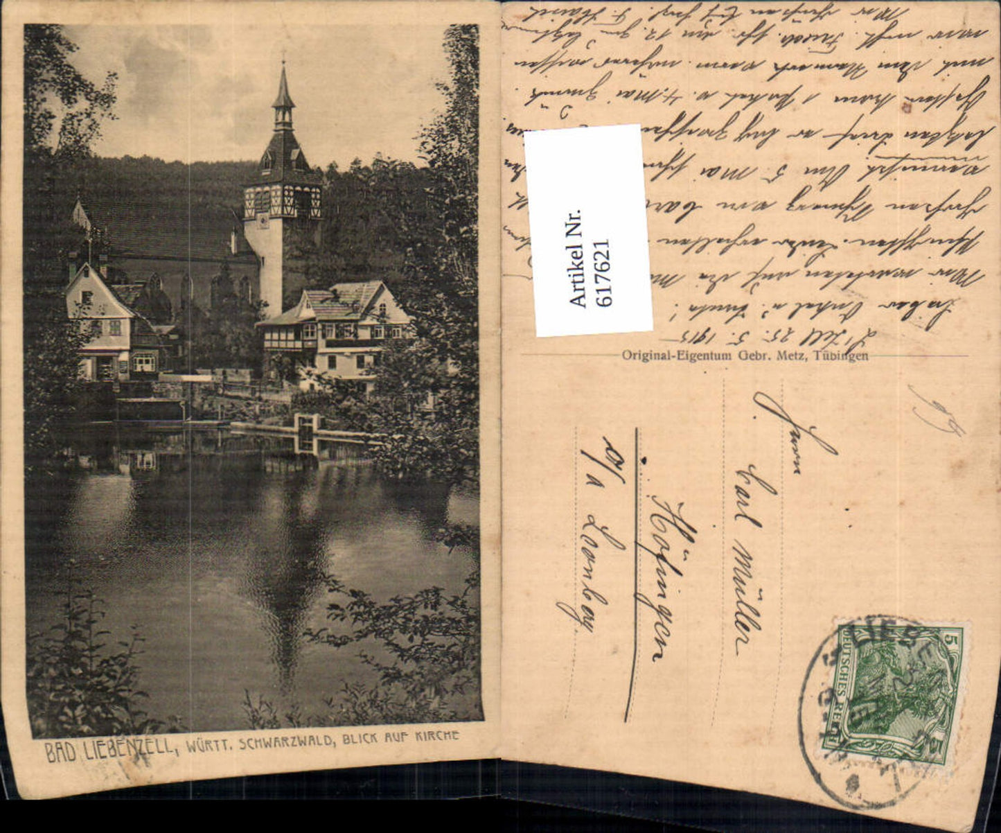 617621,Bad Liebenzell Blick auf Kirche