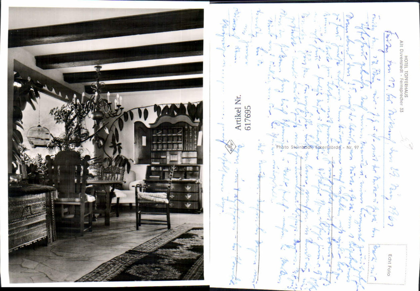 617695,Foto Ak Duvenstedt Hamburg Hotel Töpferhaus