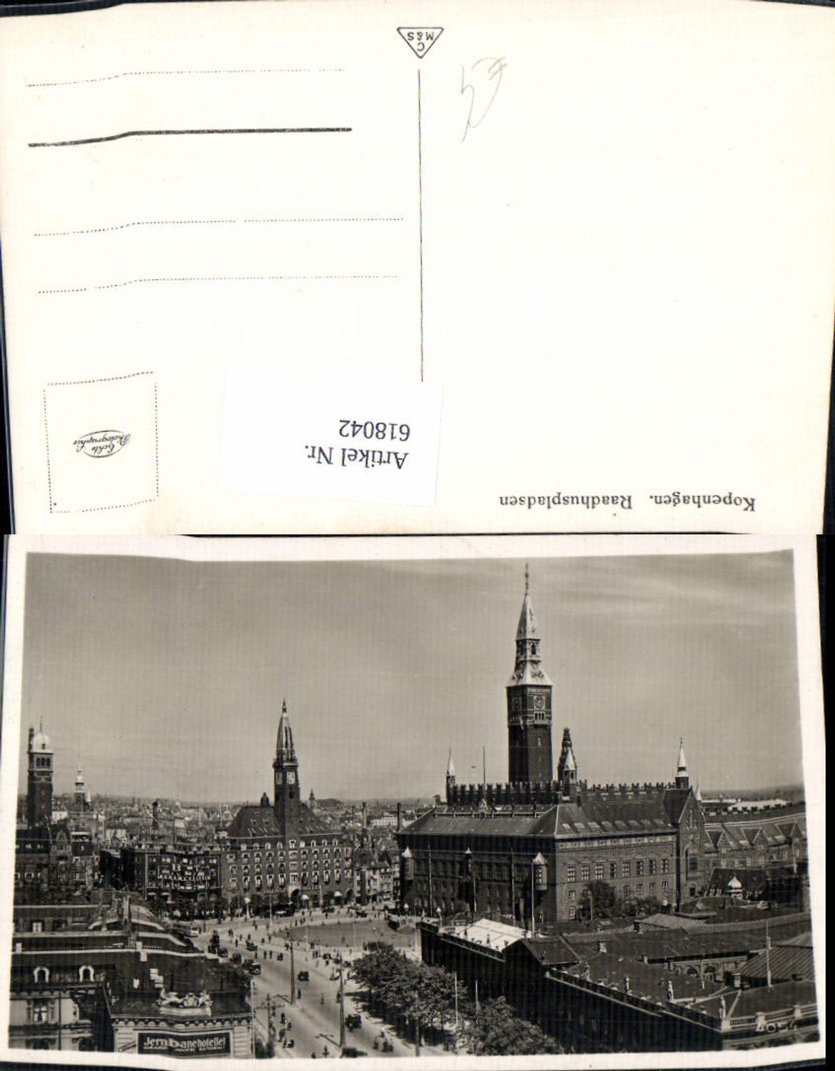 618042,Foto Ak Kopenhagen Kobenhavn Raadhuspladsen Denmark