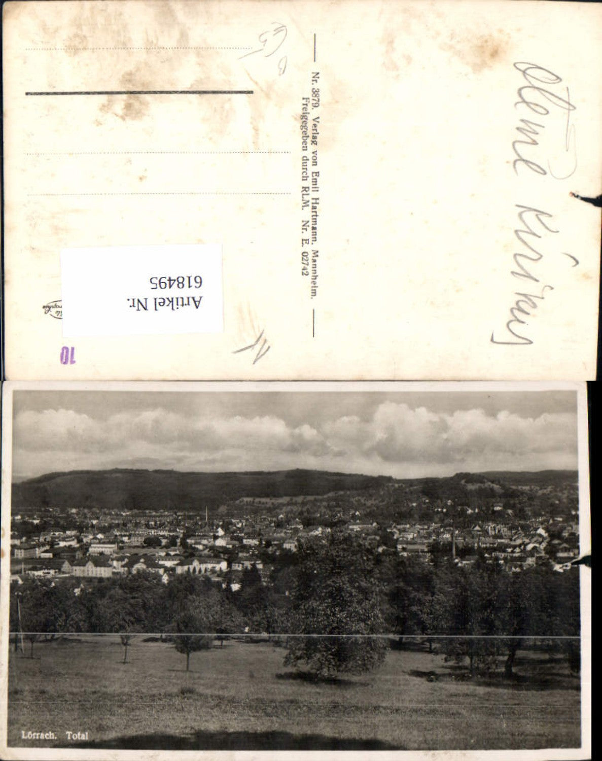 618495,Foto Ak Lörrach Total