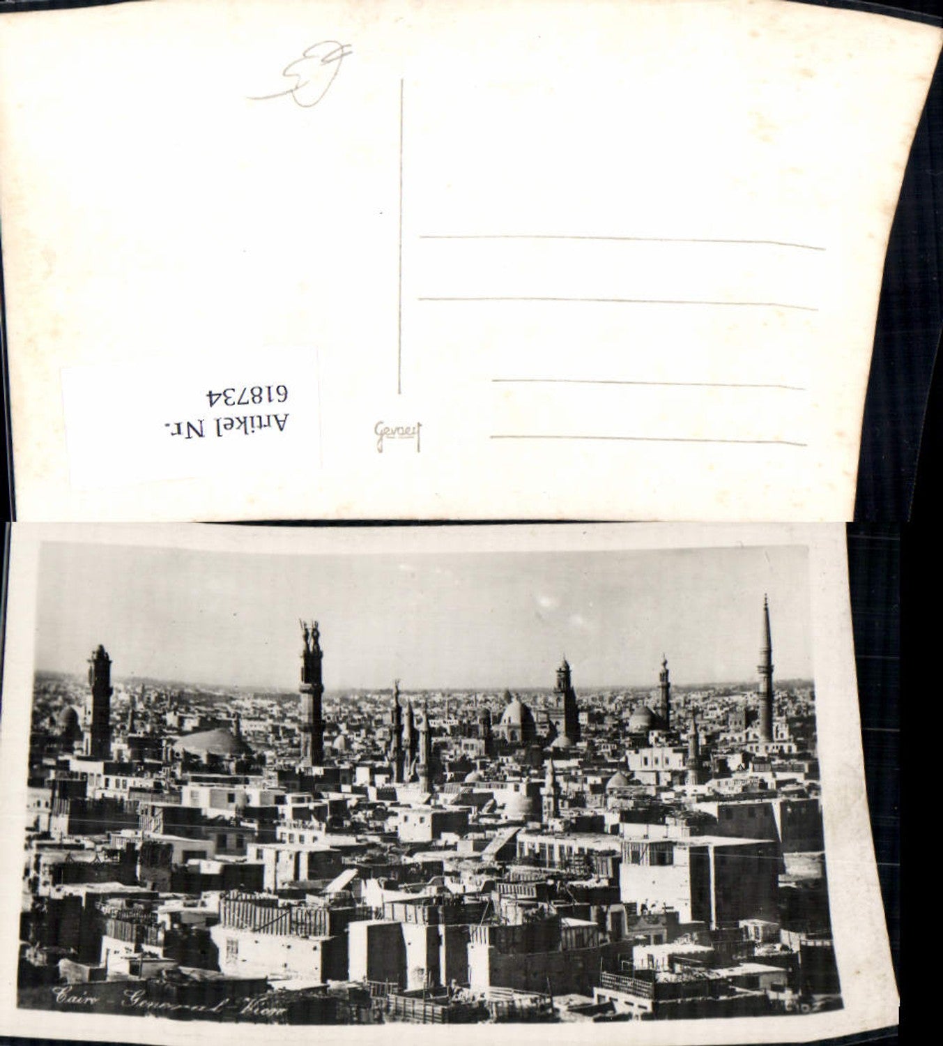 618734,Foto Ak Cairo Kairo General view Egypt