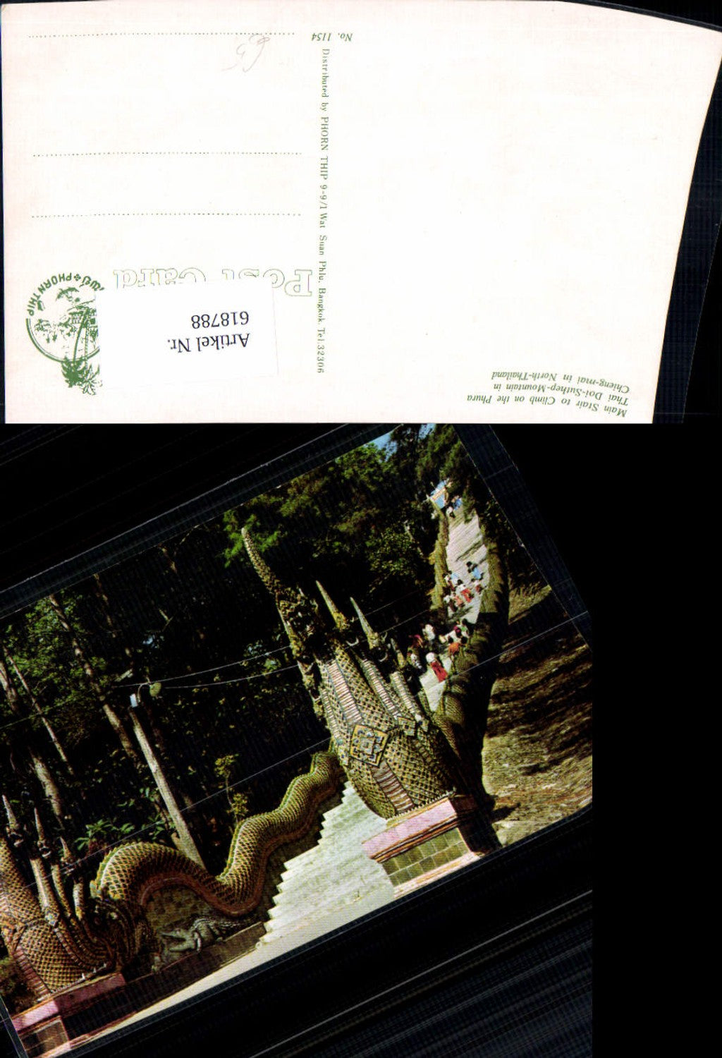 618788,Chieng-mai Thailand Main Stair to Climb on the Phura Thai Doi-Suthep-Mountain